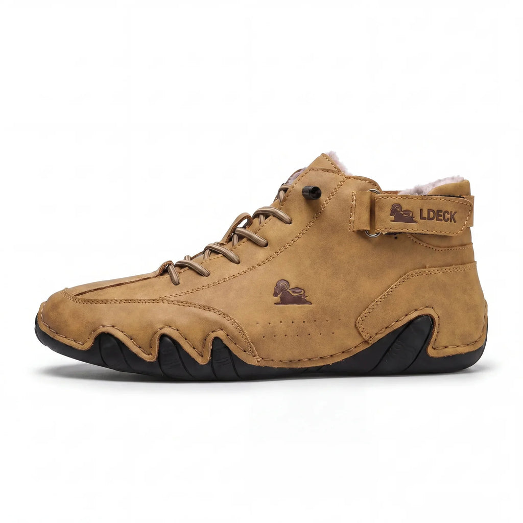 Chaussures Orthopédiques d'Hiver Doublure en Fourrure Imperméables Antidérapantes