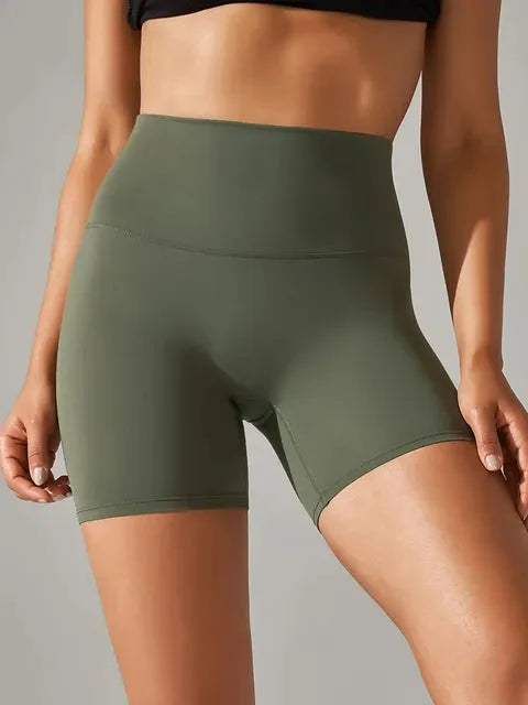Short de Yoga Taille Haute Extensible et Respirant